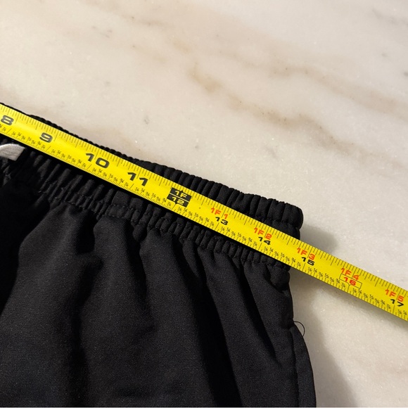 Men’s Black Graphic Athletic Shorts Streetwear Gym Workout Shorts Size M - Picture 6 of 9